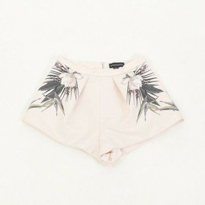 Stylestalker Pastel Pink High-Waisted Dress Shorts